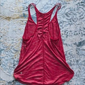 Lululemon Red Relaxed Fit Tank Size 8